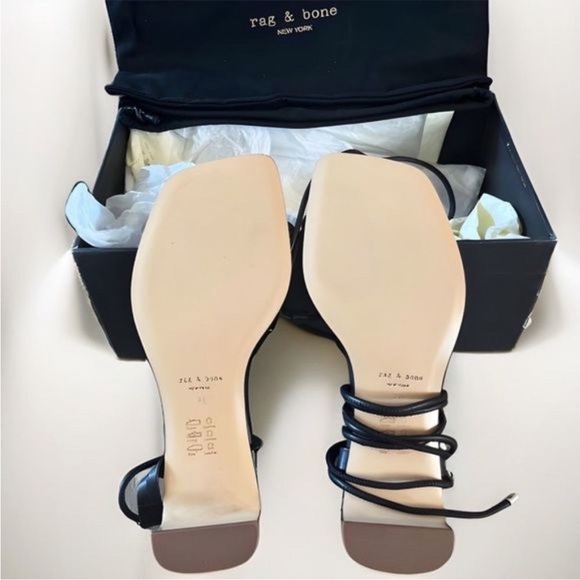 Rag & Bone Cindy Tie Strappy Sandals , Size 7.5 - Picture 10 of 10